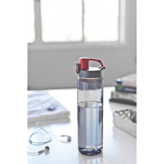 GARRAFA EXATA CINZA EM TRITAN COM PAREDE SIMPLES 0,9 L TRAMONTINA