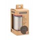POTE TERMICO EM ACO INOX COM TAMPA ROSA 8,8 CM 400 ML TRAMONTINA