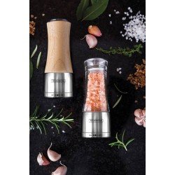 MOEDOR REALCE PARA SAL OU PIMENTA EM ACRILICO E ACO INOX COM MOINHO EM CERAMICA TRAMONTINA