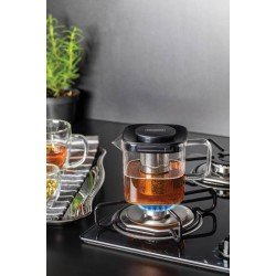 BULE PARA CHA EM VIDRO E ACO INOX COM INFUSOR 600 ML TRAMONTINA