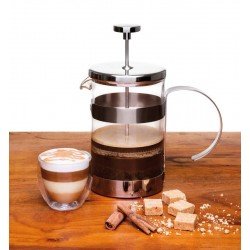 PRENSA FRANCESA PARA CAFE EM VIDRO E ACO INOX 7 CM 420 ML TRAMONTINA