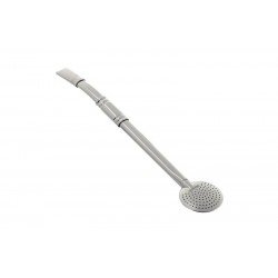 BOMBA DE CHIMARRÃO TRAMONTINA ILEX EM AÇO INOX COM ROSCA 23 CM