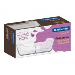 PORTA SACHES QUADRATA EM SAN COM DIVISORIA TRAMONTINA