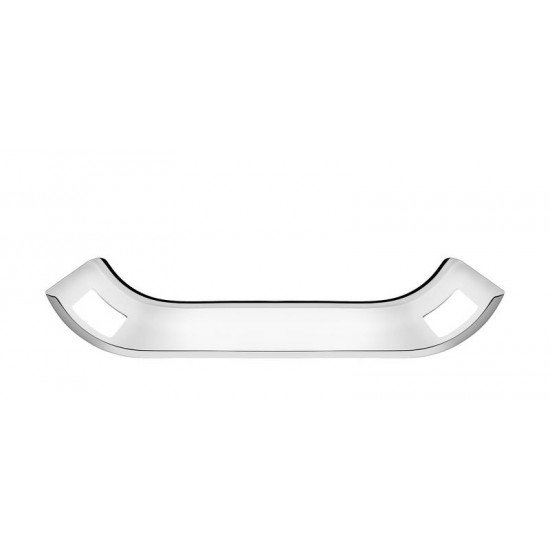 BANDEJA QUADRATA RETANGULAR EM ACO INOX COM ALCA 24X17 CM TRAMONTINA
