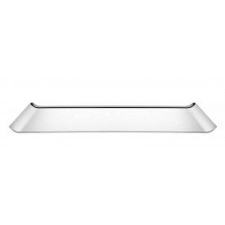 BANDEJA QUADRATA RETANGULAR EM ACO INOX ALTO BRILHO 38X17 CM TRAMONTINA