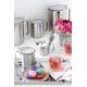 BANDEJA RETANGULAR EM ACO INOX DESENHOS VAZADOS 47 X 25 CM TRAMONTINA