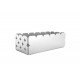 ORGANIZADOR LUCE RETANGULAR EM ACO INOX DESENHOS VAZADOS 15X7 CM TRAMONTINA