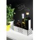 ORGANIZADOR LUCE RETANGULAR EM ACO INOX DESENHOS VAZADOS 25X7 CM TRAMONTINA