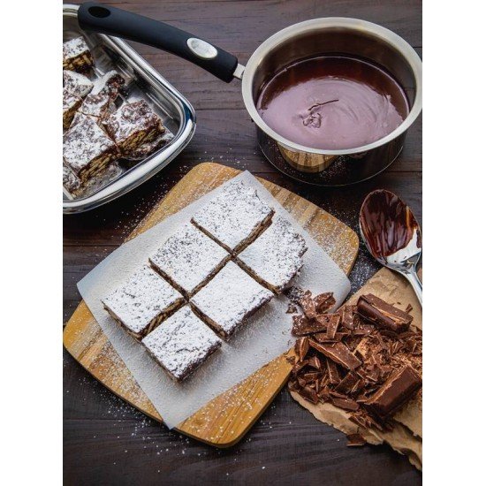 PANELA SOLAR SILICONE EM ACO INOX COM FUNDO TRIPLO 16 CM 1,4 L TRAMONTINA