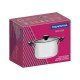 CACAROLA FUNDA SOLAR SILICONE EM ACO INOX COM FUNDO TRIPLO 16 CM 1,8 L TRAMONTINA