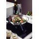 FRIGIDEIRA TRAMONTINA SOLAR SILICONE RASA EM AÇO INOX FUNDO TRIPLO COM CABO DE SILICONE 20 CM 1,3 L