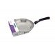 FRIGIDEIRA TRAMONTINA SOLAR SILICONE RASA EM AÇO INOX FUNDO TRIPLO COM CABO DE SILICONE 20 CM 1,3 L