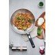 WOK TRAMONTINA ASTRO SILICONE EM AÇO INOX COM FUNDO TRIPLO 28 CM 3,3 L