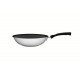 WOK TRAMONTINA ASTRO SILICONE EM AÇO INOX COM FUNDO TRIPLO REVESTIMENTO INTERNO ANTIADERENTE 28 CM 3,3 L