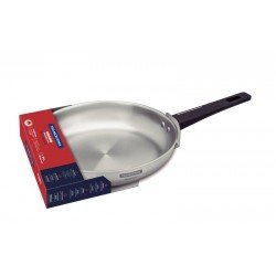 FRIGIDEIRA GRANO BAQUELITE EM ACO INOX COM CORPO TRIPLO E CABO DE BAQUELITE 20 CM 1,2 L TRAMONTINA