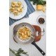 FRIGIDEIRA BRAVA BAQUELITE EM AÇO INOX FUNDO TRIPLO CABO DE BAQUELITE 20CM 1,3 L TRAMONTINA