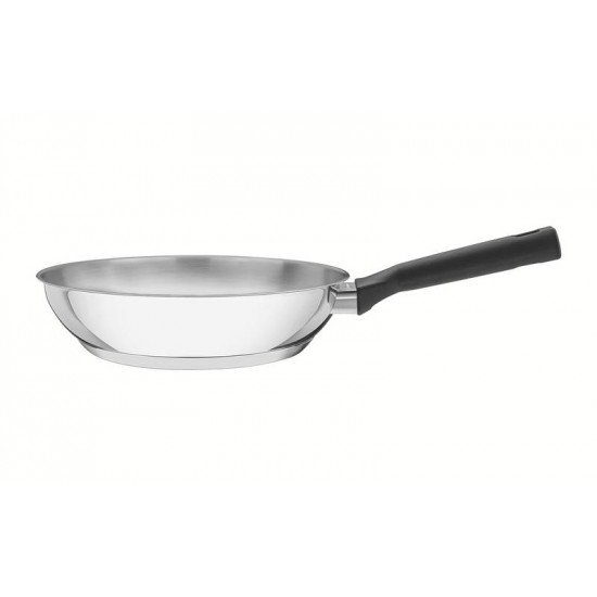 FRIGIDEIRA BRAVA BAQUELITE EM AÇO INOX FUNDO TRIPLO CABO DE BAQUELITE 20CM 1,3 L TRAMONTINA