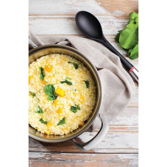 CACAROLA RASA VENTURA EM ACO INOX COM FUNDO TRIPLO 22 CM 3,3 L TRAMONTINA