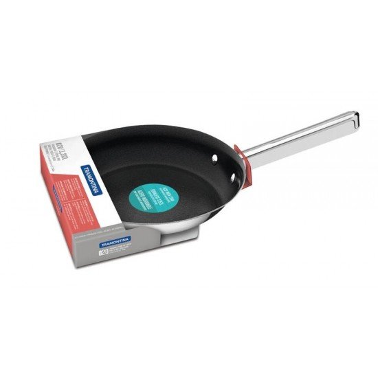 FRIGIDEIRA VENTURA EM AÇO INOX COM REVESTIMENTO INTERNO ANTIADERENTE 20 CM 1,3 L TRAMONTINA