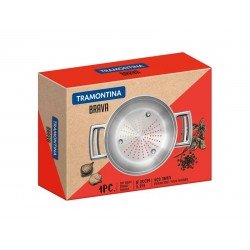 COZI-VAPORE BRAVA EM ACO INOX COM ALCA 20 CM 2,2 L TRAMONTINA