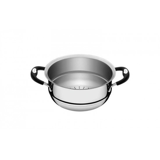 COZI-VAPORE DUO SILICONE EM ACO INOX COM ALCAS EM SILICONE 20 CM 3,1 L TRAMONTINA