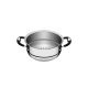 COZI-VAPORE DUO SILICONE EM ACO INOX COM ALCAS EM SILICONE 20 CM 3,1 L TRAMONTINA