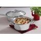 FRIGIDEIRA EM ACO INOX FUNDO TRIPLO COM TAMPA E CABO 20 CM 2,1 L TRAMONTINA
