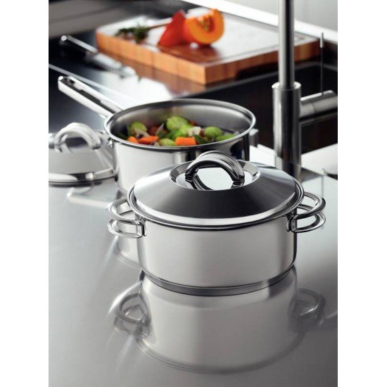 PANELA AÇO INOX COM FUNDO TRIPLO Ø 24CM