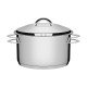 CACAROLA SOLAR SOLAR FUNDA EM ACO INOX FUNDO TRIPLO COM TAMPA E ALCAS 28 CM 8,4 L TRAMONTINA