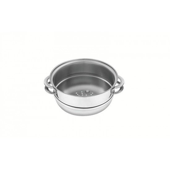 COZI-VAPORE TRAMONTINA  SOLAR EM INOX COM ALÇAS 16 CM 1,6 LITRO