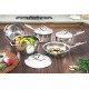 COZI-VAPORE TRAMONTINA  SOLAR EM INOX COM ALÇAS 16 CM 1,6 LITRO
