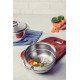 COZI-VAPORE TRAMONTINA  SOLAR EM INOX COM ALÇAS 16 CM 1,6 LITRO
