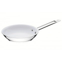 FRIGIDEIRA RASA TRAMONTINA PROFESSIONAL EM AÇO INOX COM FUNDO TRIPLO E REVESTIMENTO INTERNO CERÂMICO GRAFITE 26 CM 2 L