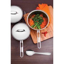 FRIGIDEIRA FUNDA ALLEGRA EM ACO INOX COM FUNDO TRIPLO 20 CM 2,2 L TRAMONTINA