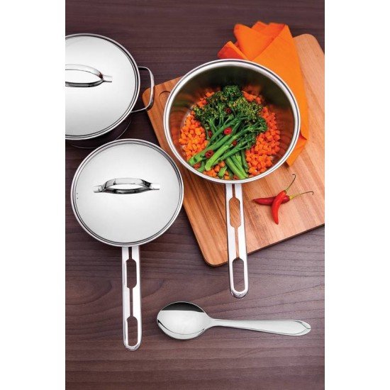 FRIGIDEIRA FUNDA ALLEGRA EM ACO INOX COM FUNDO TRIPLO 20 CM 2,2 L TRAMONTINA