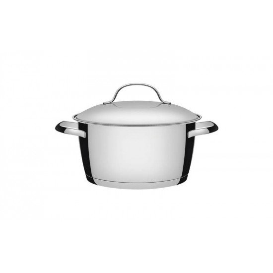 CACAROLA FUNDA ALLEGRA EM ACO INOX COM FUNDO TRIPLO 20 CM 3,1 L TRAMONTINA