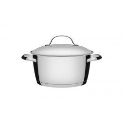 CACAROLA FUNDA ALLEGRA EM ACO INOX COM FUNDO TRIPLO 22 CM 4,2 L TRAMONTINA