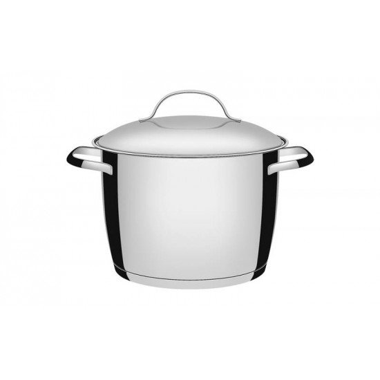 CALDEIRAO ALLEGRA EM ACO INOX COM FUNDO TRIPLO 22 CM 5,5 L TRAMONTINA