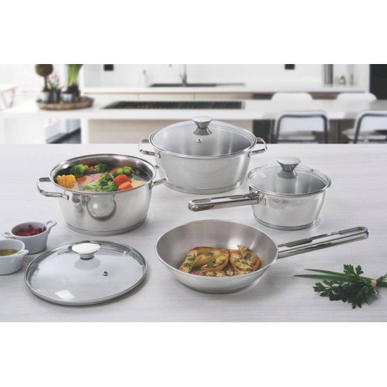 FRIGIDEIRA TRAMONTINA ALLEGRA EM AÇO INOX COM FUNDO TRIPLO 24 CM 2,1 LITROS