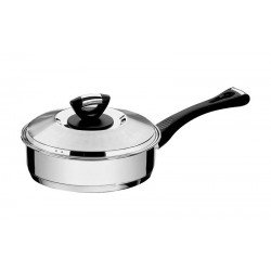 FRIGIDEIRA SOLAR BAQUELITE EM ACO INOX FUNDO TRIPLO TAMPA CABO DE BAQUELITE 24 CM 3,3 L TRAMONTINA