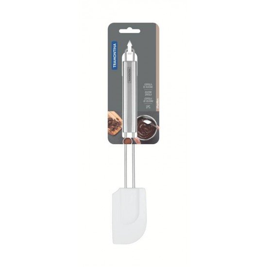 ESPÁTULA DE SILICONE TRAMONTINA MARFFIM EM AÇO INOX
