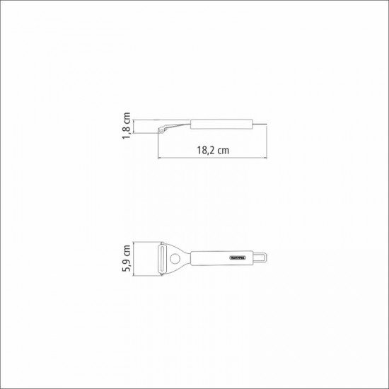 DESCASCADOR DE LEGUMES TRAMONTINA MARFFIM EM AÇO INOX