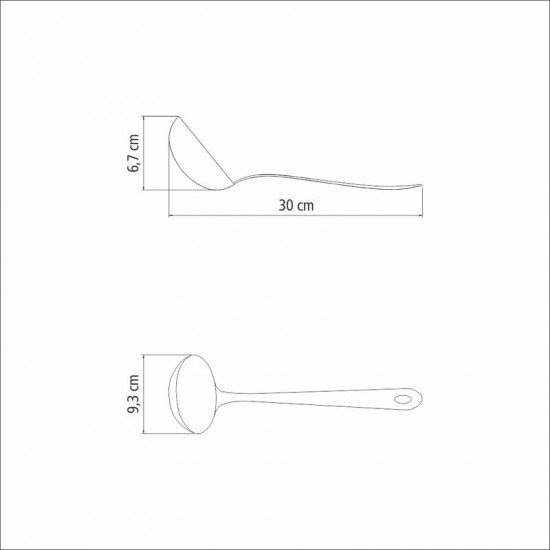 CONCHA TERRINA TRAMONTINA UTILITY EM AÇO INOX