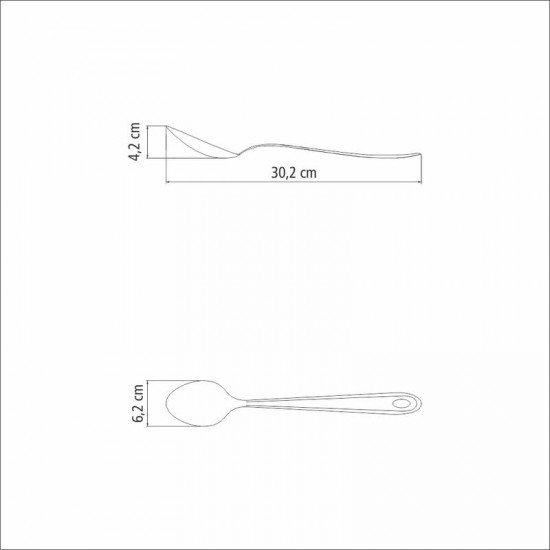 COLHER TRAMONTINA UTILITY PARA ARROZ EM AÇO INOX