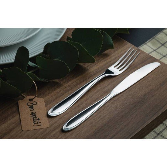 FACA DE MESA TRAMONTINA LAGUNA EM AÇO INOX