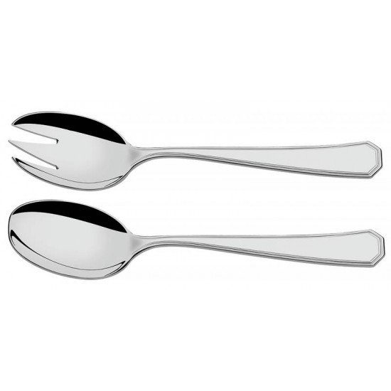 TALHERES PARA SALADA SONATA EM ACO INOX ACABAMENTO ALTO BRILHO 2 PECAS TRAMONTINA