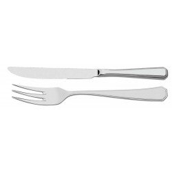 TALHERES TRINCHANTES PARA CARNE SONATA EM ACO INOX ACABAMENTO ALTO BRILHO 2 PECAS TRAMONTINA