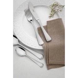 COLHER DE MESA SEVILHA EM ACO INOX ACABAMENTO ALTO BRILHO DETALHES EM ALTO RELEVO NO CABO TRAMONTINA