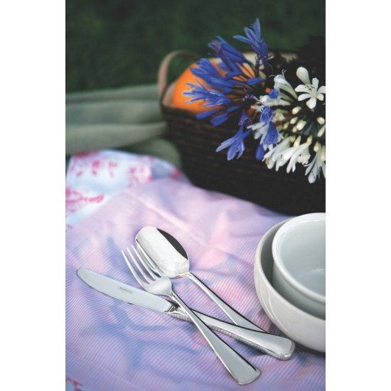 FACA DE MESA MONACO EM ACO INOX ACABAMENTO ALTO BRILHO DETALHES NO CABO DETALHES NO CABO TRAMONTINA