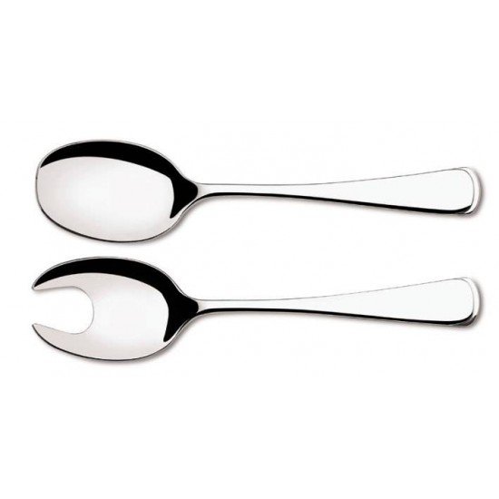 TALHERES PARA SALADA MONACO EM ACO INOX ACABAMENTO ALTO BRILHO DETALHES NO CABO 2 PECAS TRAMONTINA